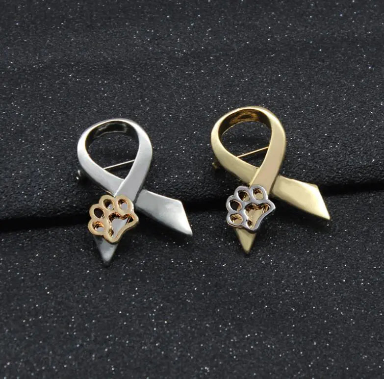 Paw Print Brooch and Lapel Pin