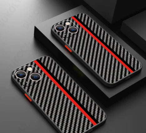 Carbon Fiber Pattern Anti-Drop Phone Case
