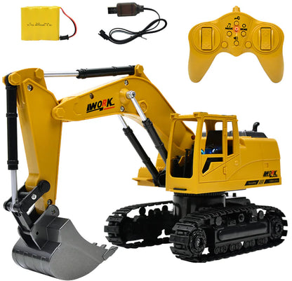 2.4G Alloy Excavator 1:24 Remote Control Toy