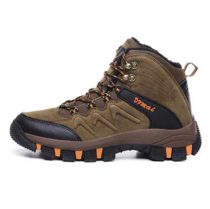 Men's Waterproof Hiking Shoes with Warm Lining