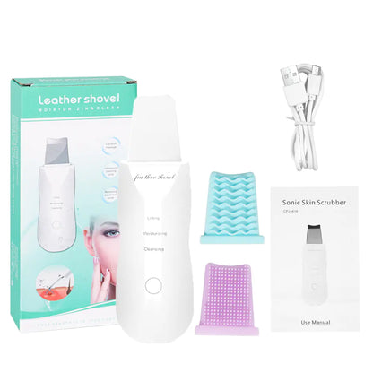 Ultrasonic Skin Scrubber for Home Beauty Care