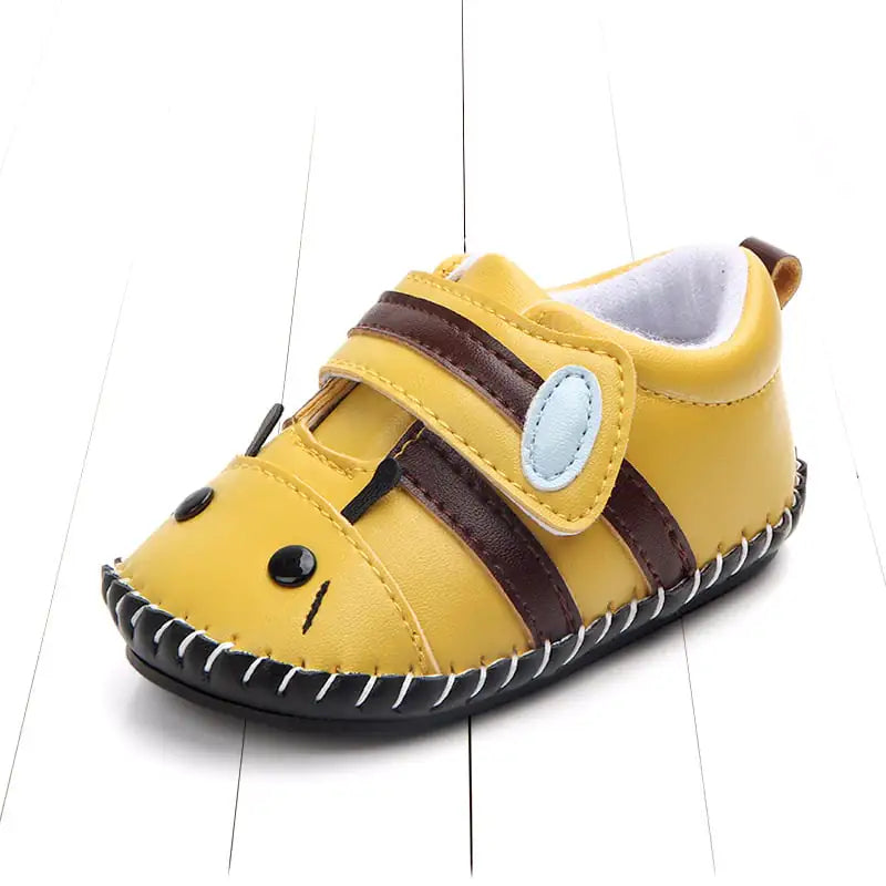Baby Bee Toddler Shoes with Rubber Sole