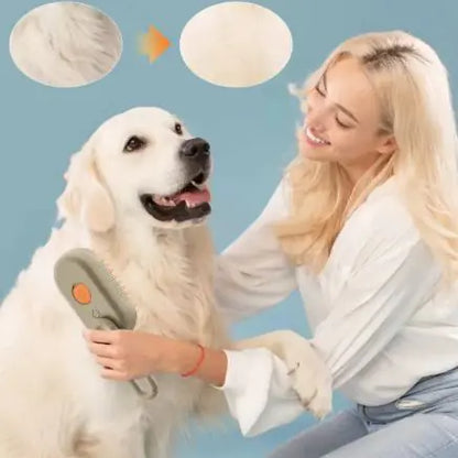 3-in-1 Pet Massage Steamy Brush