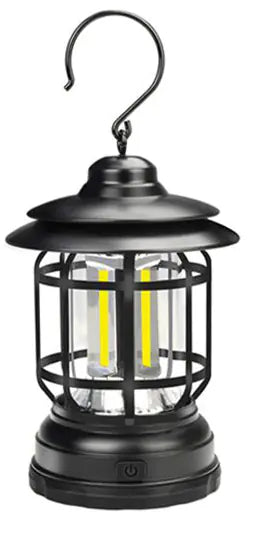 Retro Portable LED Camping Light with Stepless Dimming