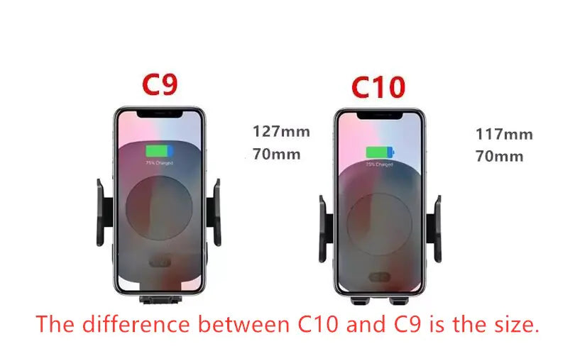 C9 Infrared Wireless Car Charger & C10 Auto Holder