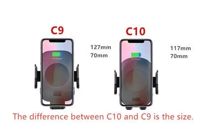 C9 Infrared Wireless Car Charger & C10 Auto Holder