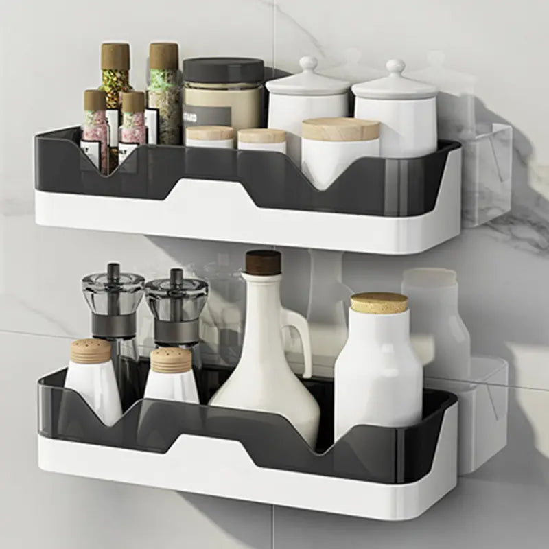Bathroom Wall-mounted Organizer and Storage Rack Shelves