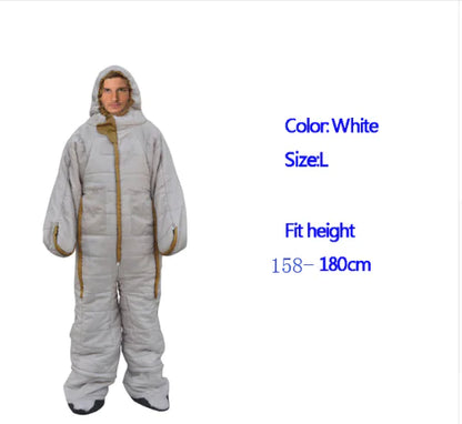 Humanoid Walking Sleeping Bag for Warmth and Comfort