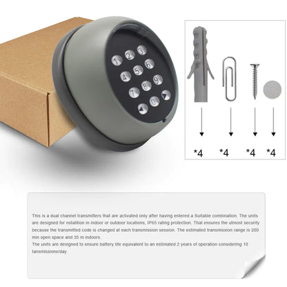Wireless Remote Control Combination Lock System