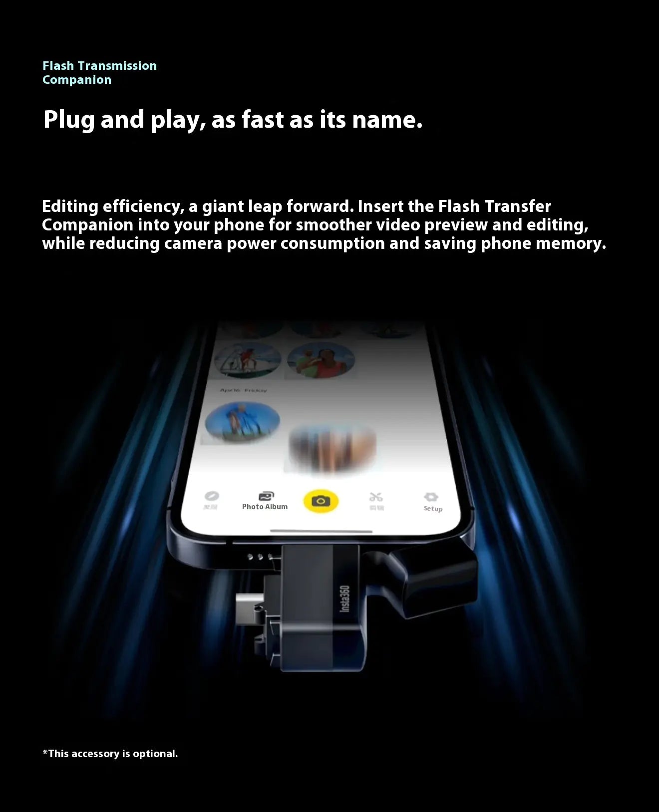 5.7K 360° Action Camera with Stabilization