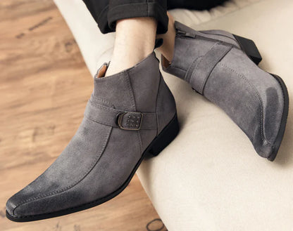 Men's Casual Leather Shoes - Fashion Trend for Personality