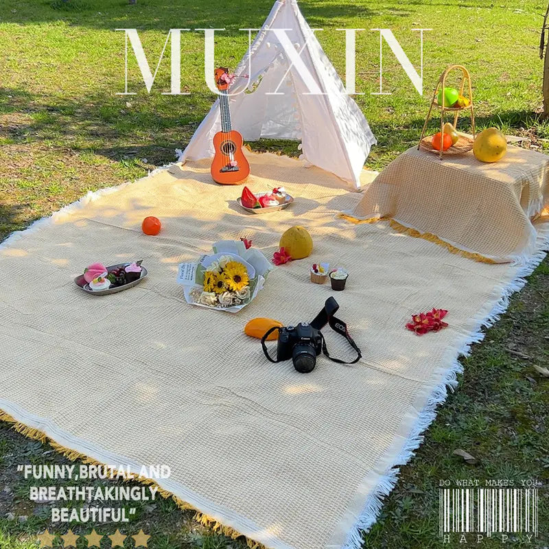 Outdoor Picnic Blanket for Parks and Camping Trips