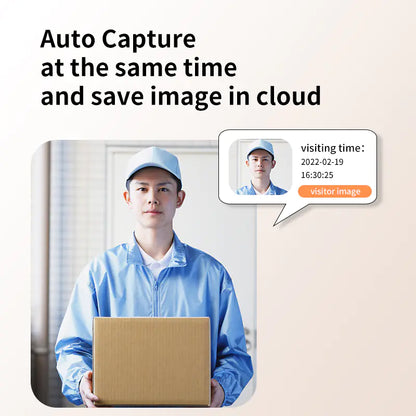 Wireless WiFi Doorbell with HD Camera and Night Vision