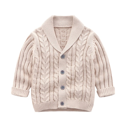 Knitted Baby Cardigan Sweater Coat