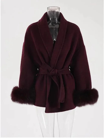 Double-Sided Wool Overcoat