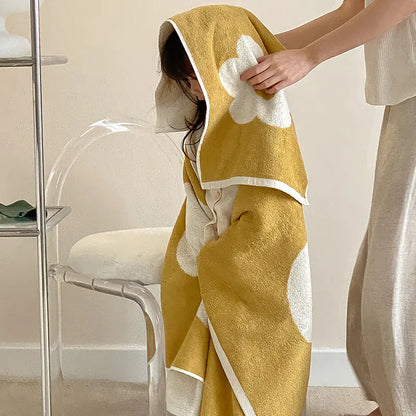 Soft Combed Cotton Flower Face Towel for Kids & Home