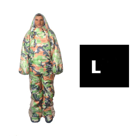 Humanoid Walking Sleeping Bag for Warmth and Comfort
