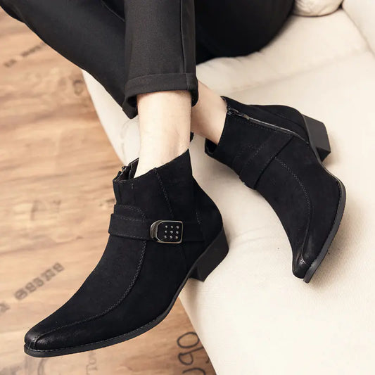 Men's Casual Leather Shoes - Fashion Trend for Personality