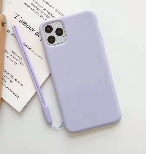 Silicone Phone Case - Solid Color Phone Cover
