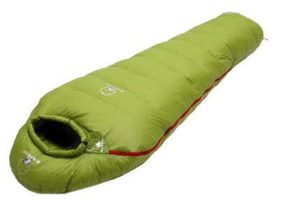 Goose Down Warm Sleeping Bag for Camping (Single)