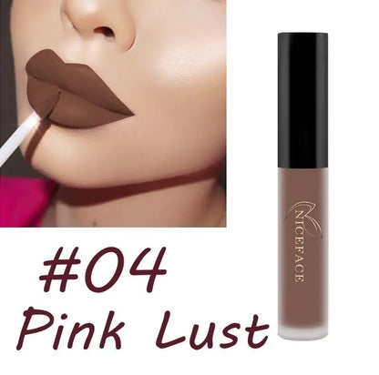 NICEFACE Long Lasting Waterproof Matte Liquid Lipstick