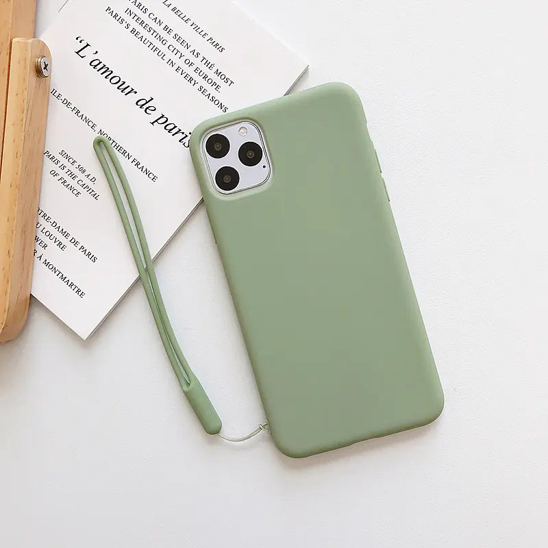 Silicone Phone Case - Solid Color Phone Cover