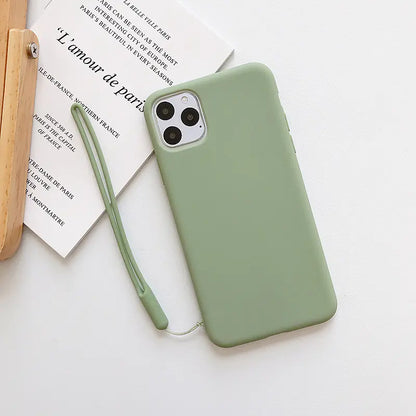 Silicone Phone Case - Solid Color Phone Cover