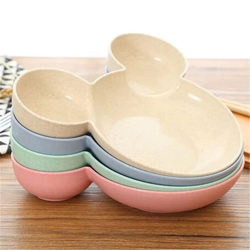 Mickey Mouse Kids Bowl and Snack Plate Tableware