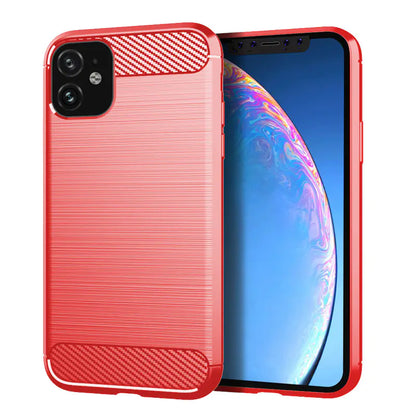 Carbon Fiber TPU Soft Case for iPhone 11